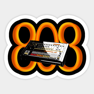 808 drum machine Sticker